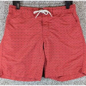 UNIQLO‎ Swim Trunks Men's Size Large Red Swim Surf Beach Wear